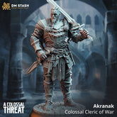 Akranak - Colossal Cleric of War 3D-printed model